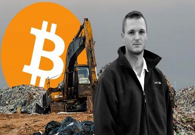 کیف پول بیت‌کوین ۵۰۰ میلیون دلاری در میان زباله‌ها