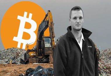 کیف پول بیت‌کوین ۵۰۰ میلیون دلاری در میان زباله‌ها