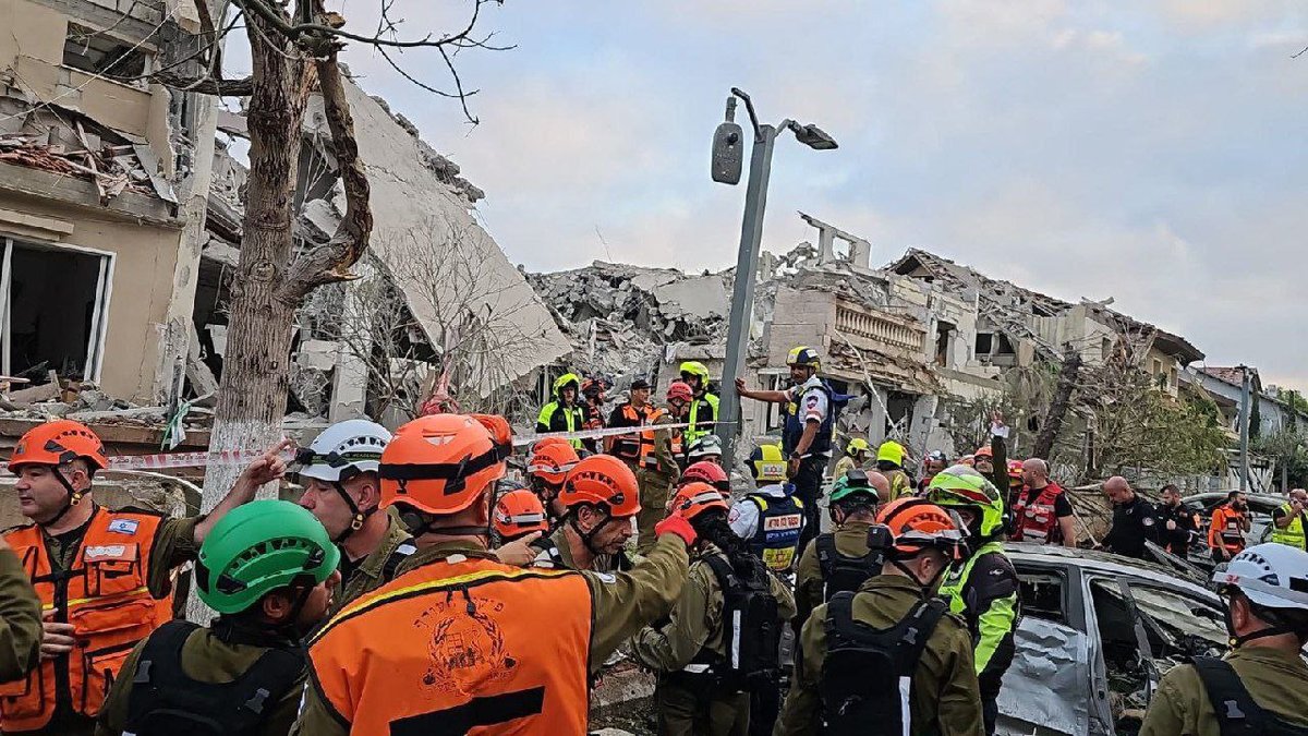 تخریب گسترده شش ساختمان در تل‌آویو (تصاویر)