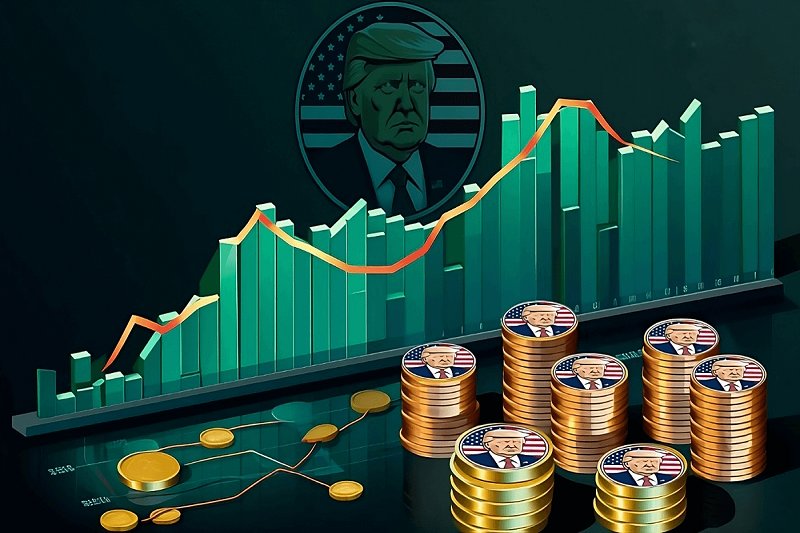 سود ۲۰۰ درصدی میم کوین ترامپی ماگا هت در یک روز