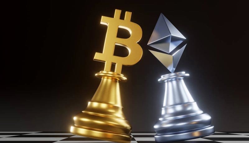 مقایسه عملکرد بیتکوین و اتریوم در سال ۲۰۲۴