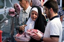 عرضه گوشت گوسفندی منجمد در میادین