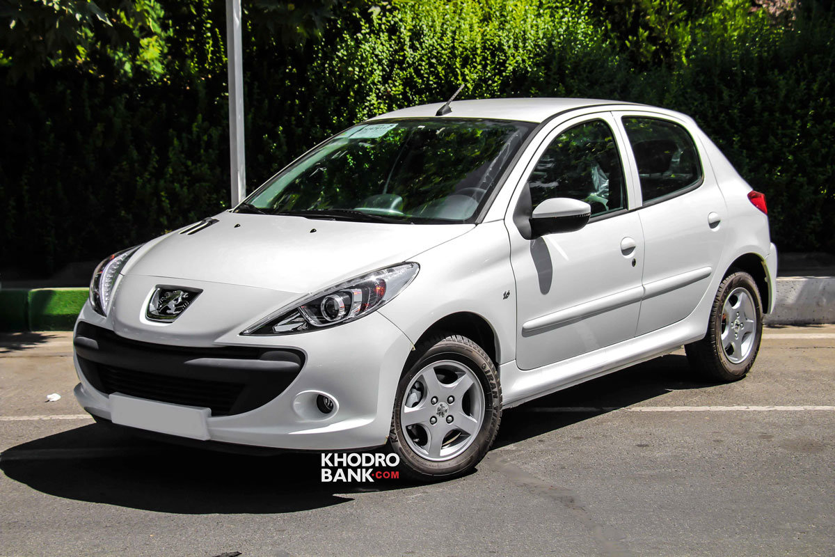 قیمت پژو ۲۰۶ و ۲۰۷، امروز ۹ فروردین ۱۴۰۳