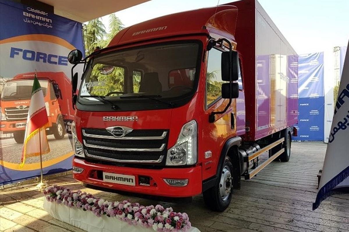 فروش نقدی کامیون فورس ۱۲ تن ویژه آذرماه آغاز شد